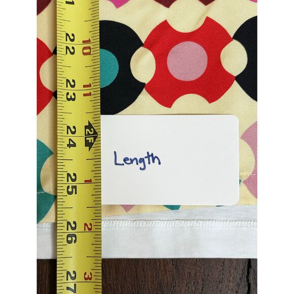 La DoubleJ Groovy Dot Silk Twill Geometric T-Shirt Size Small - Picture 8 of 10